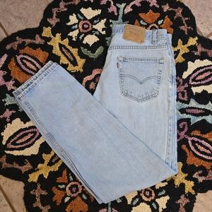 🔥🔥Made In USA Levi's 550 RELAXED  men's Y2k Light Blue Jeans🔥🔥 SIZE 34W X34L